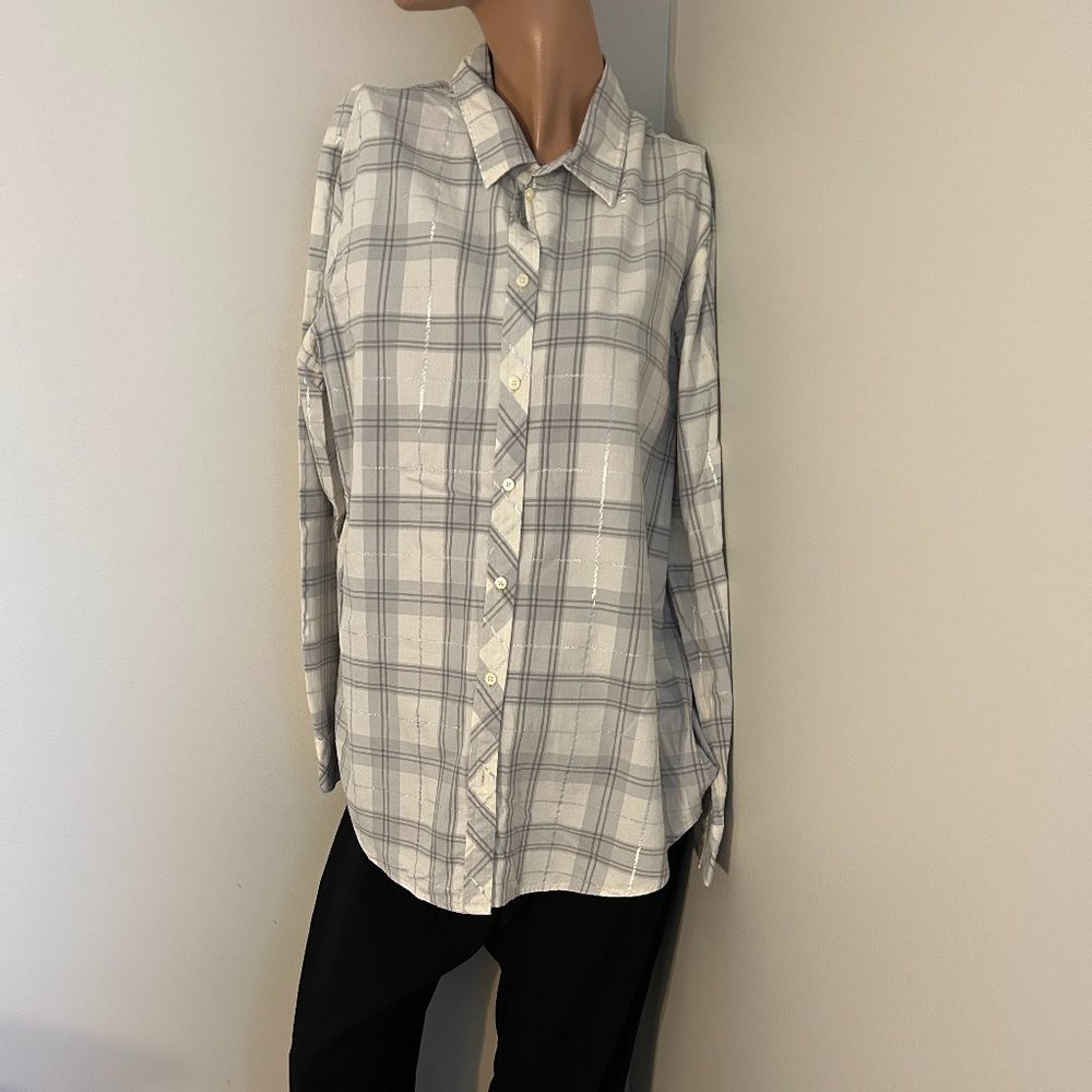 Banana Republic Dillon Long-Sleeve Button-Down Blouse